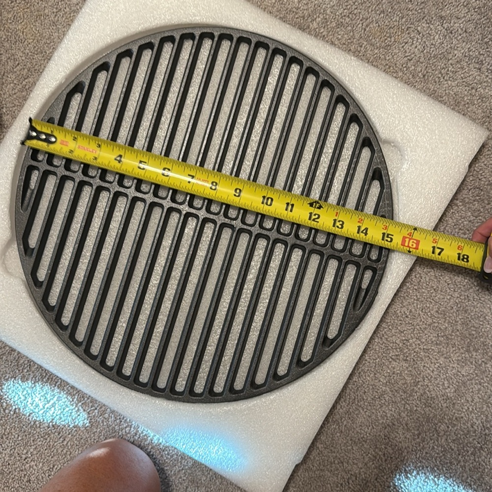Big Green Egg Black Grill Grate for BBQ and Grilling Tools - Picture 3 of 3